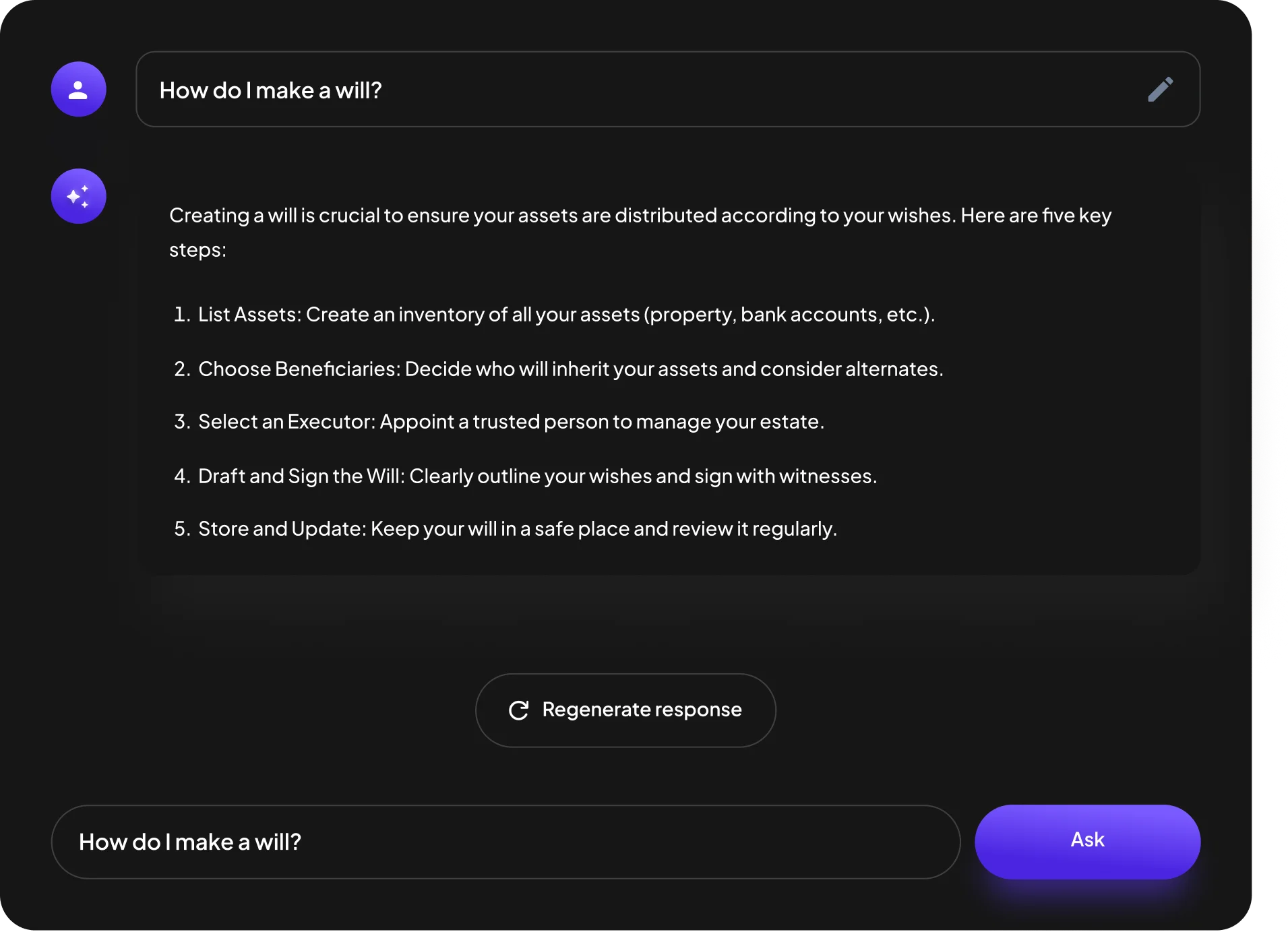 AI Legal Chat